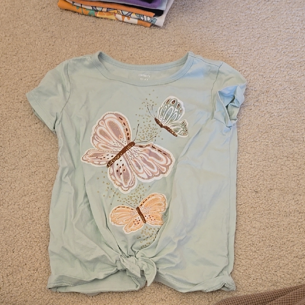 Light Blue Butterfly T-Shirt